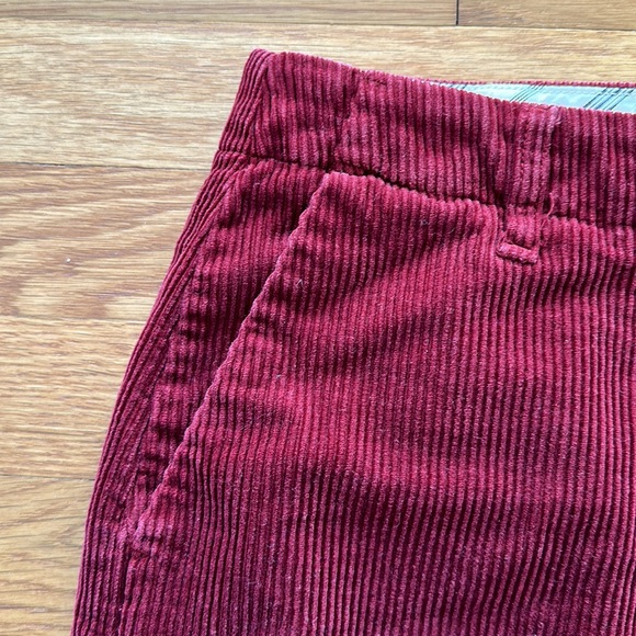 Uniqlo Ines De La Fressange Maroon Corduroy Front-Buttoned Skirt - Picture 4 of 8